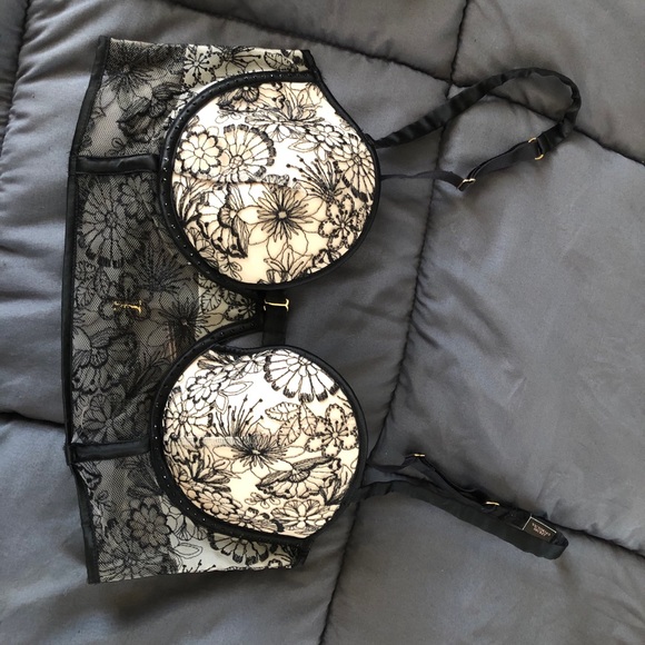 LUXE LINGERIE Floral Embroidered Bustier - Picture 2 of 6